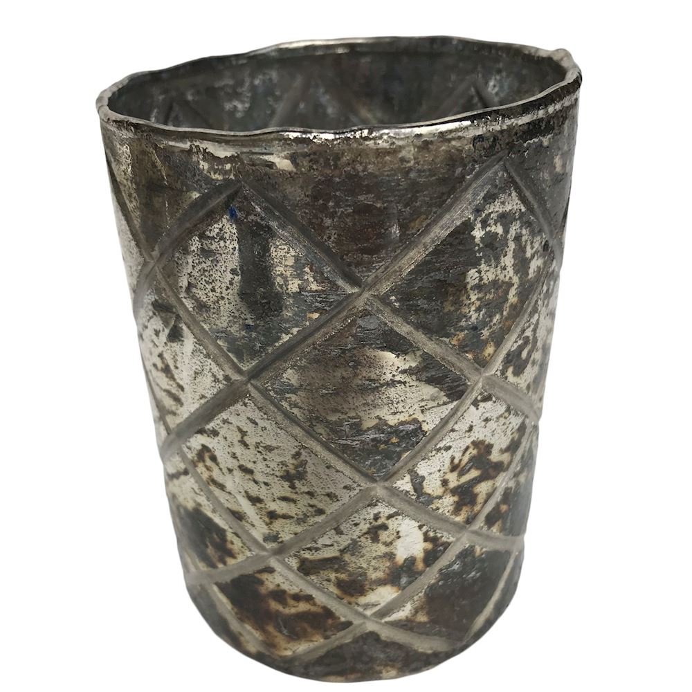 Rustic Silver Tealight Holder (5425922015392)