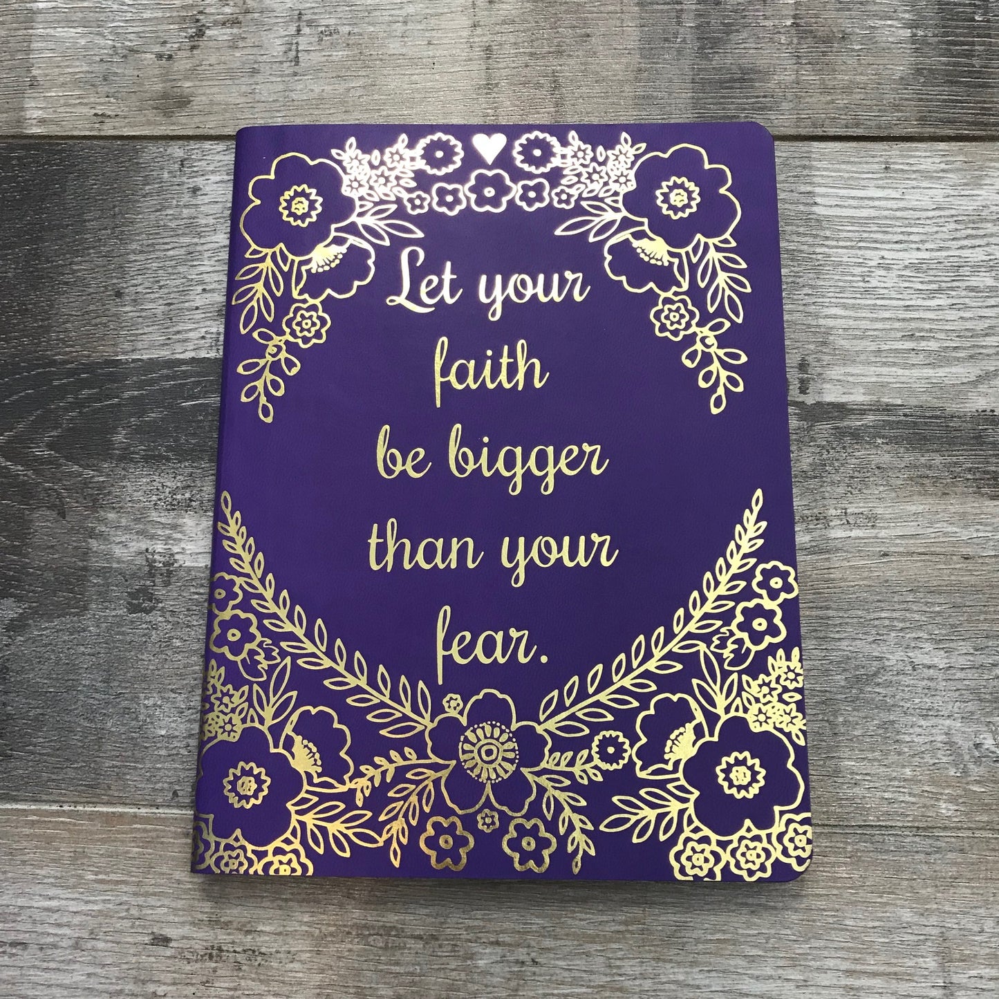 Let your Faith be Bigger than your Fear Notebook (5390329675936)