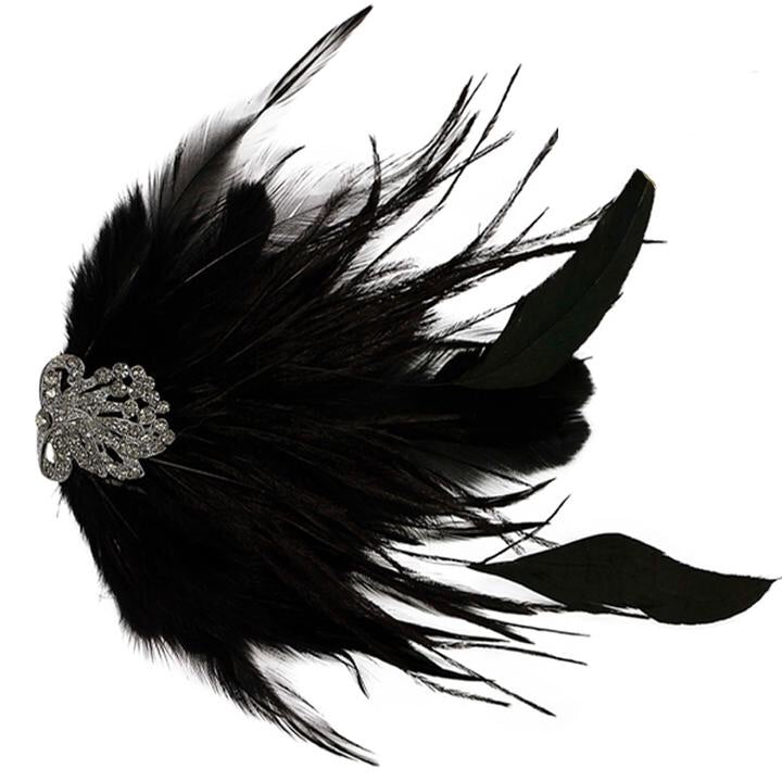 Feather Hair Clip (5911195582624)