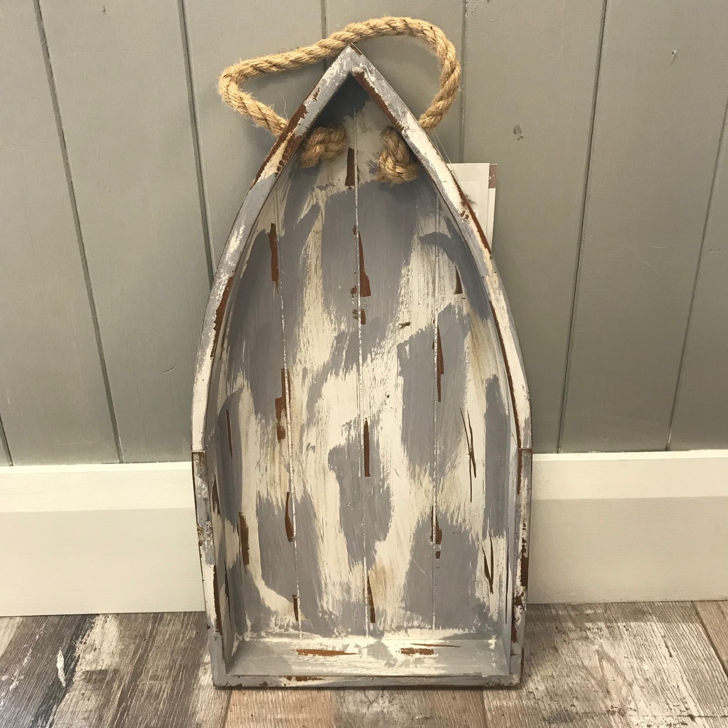 Distressed Wood Boat Wall Hanging (5426052595872)