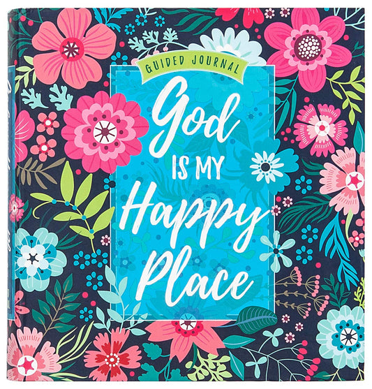 God is My Happy Place Guided Journal (5368661639328)