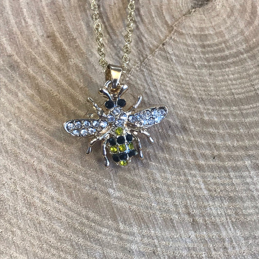 Bee Necklace (5910971121824)