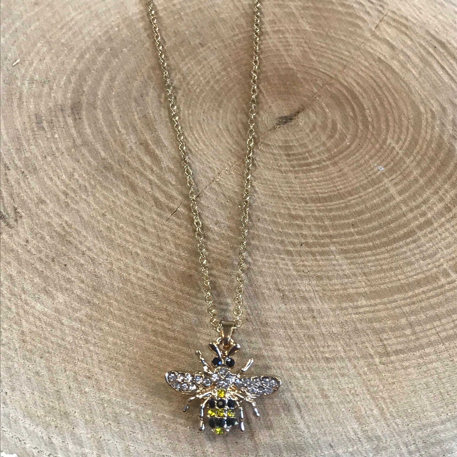Bee Necklace (5910971121824)