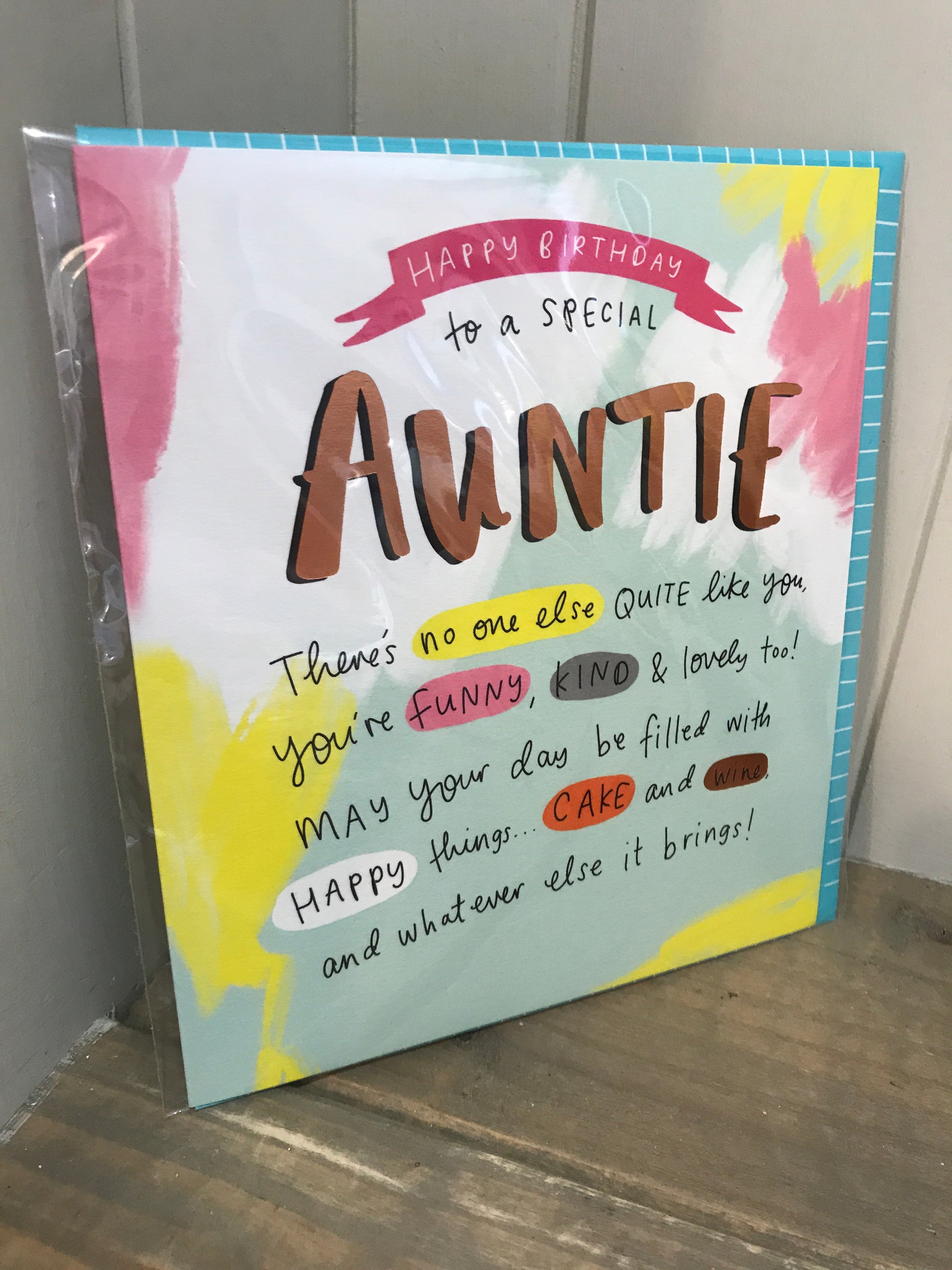 Special Auntie Birthday Card (5557570076832)