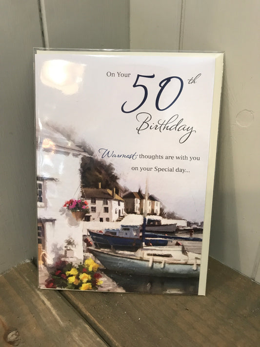 On your 50th Birthday Card (5499918385312)
