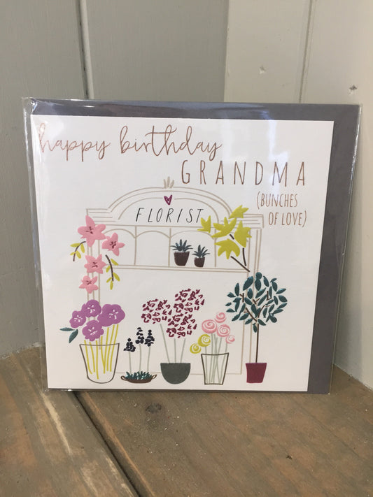 Happy Birthday Grandma Card (5504640516256)