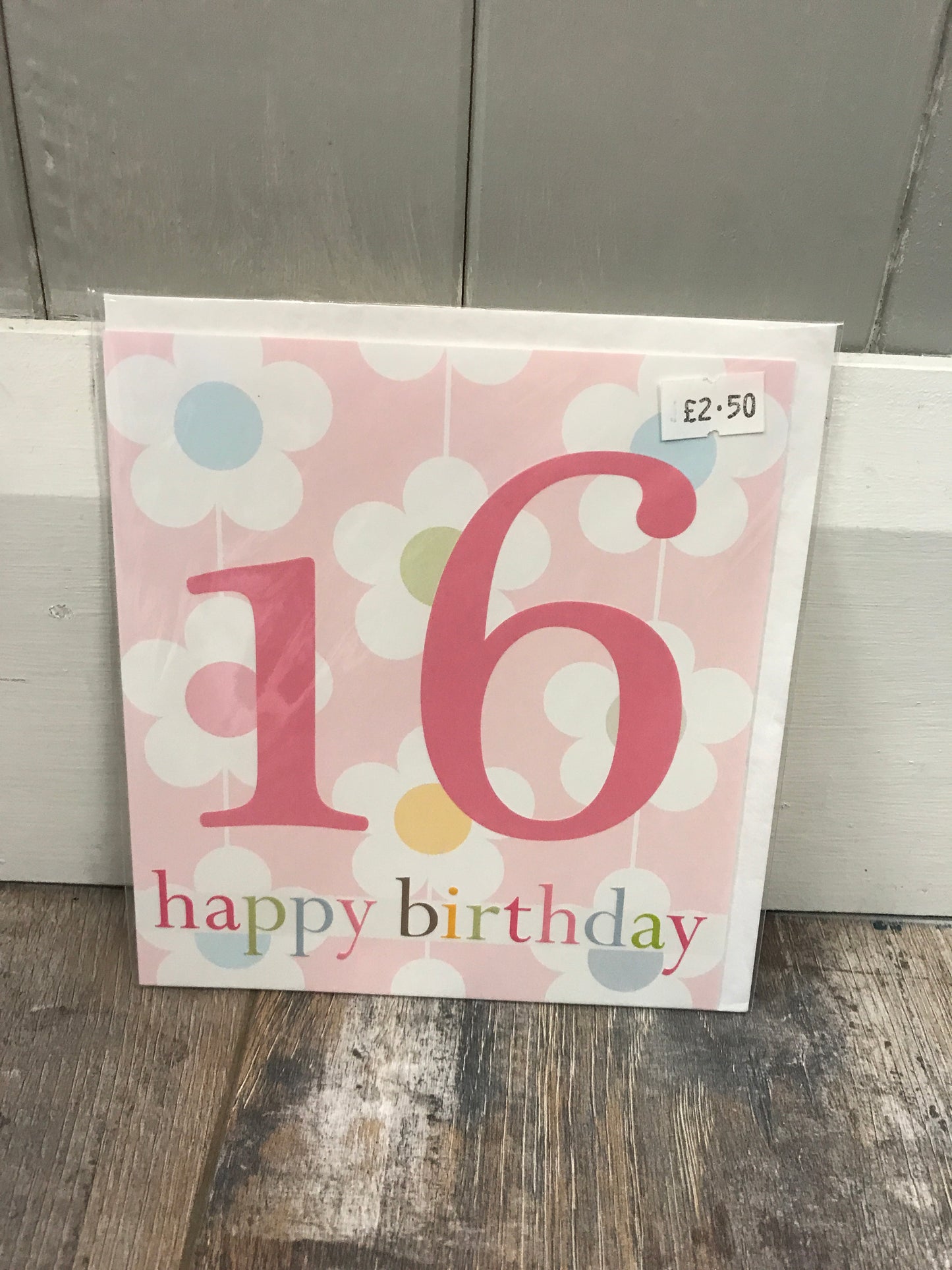 Happy Birthday 16 Card (5483789549728)