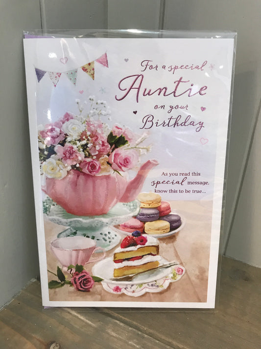 For a Special Auntie on your Birthday Card (5507676504224)