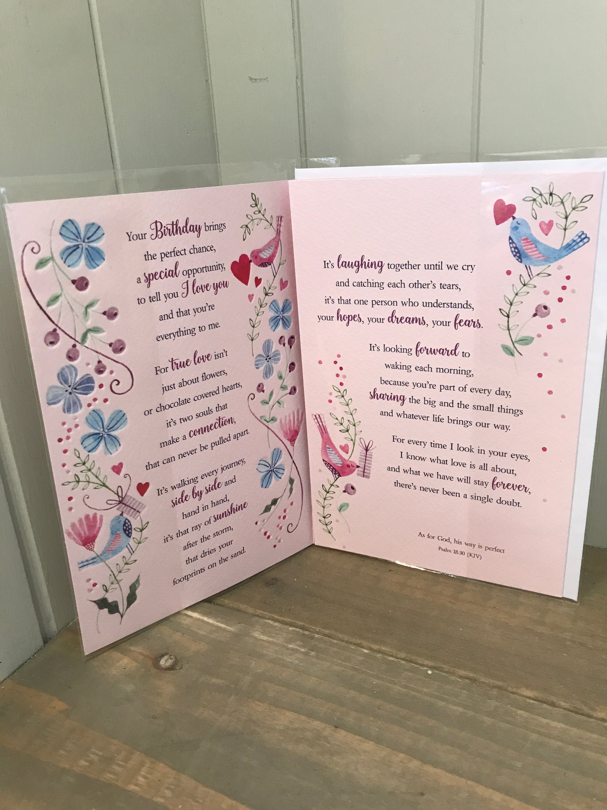 Wife Trifold Birthday Card (5508212392096)