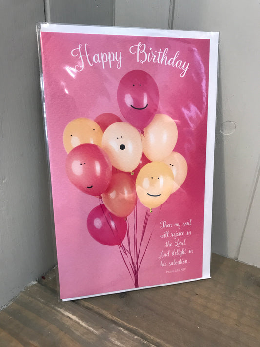 Happy Birthday (Balloons) Card (5511312244896)