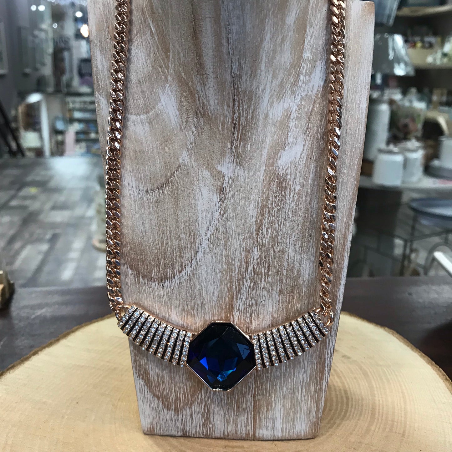 Blue Sapphire Necklace (5905246486688)