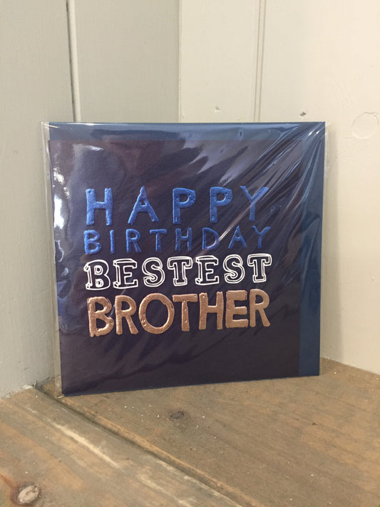Happy Birthday Bestest Brother Card (5504583434400)