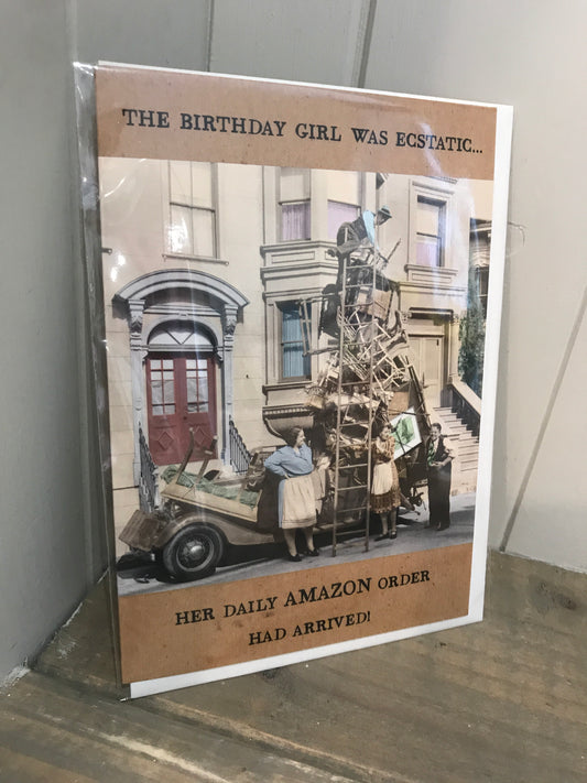 Birthday Girl was Ecstatic Card (5557945860256)