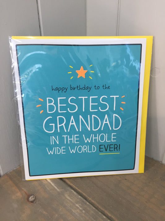 Happy Birthday Bestest Grandad Card (5500192096416)